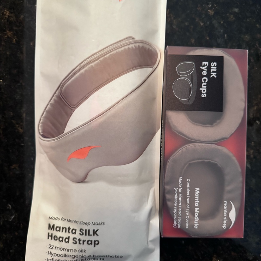 Manta Silk Head Strap with Eye Cups